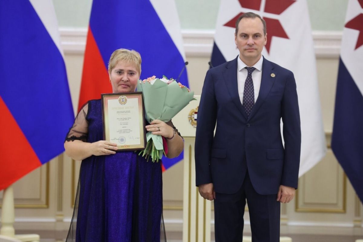 Награждение многодетных матерей